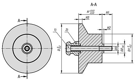 Adaptateur réducteur UNILOCK taille 138 mm