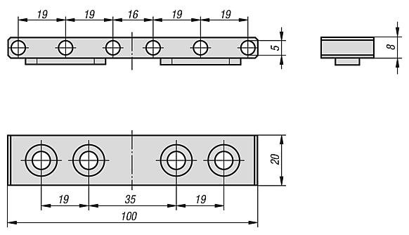 Jaw plates standard