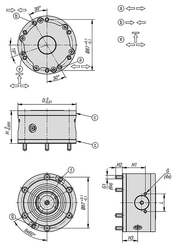 UNILOCK clamping module 
ASM 99