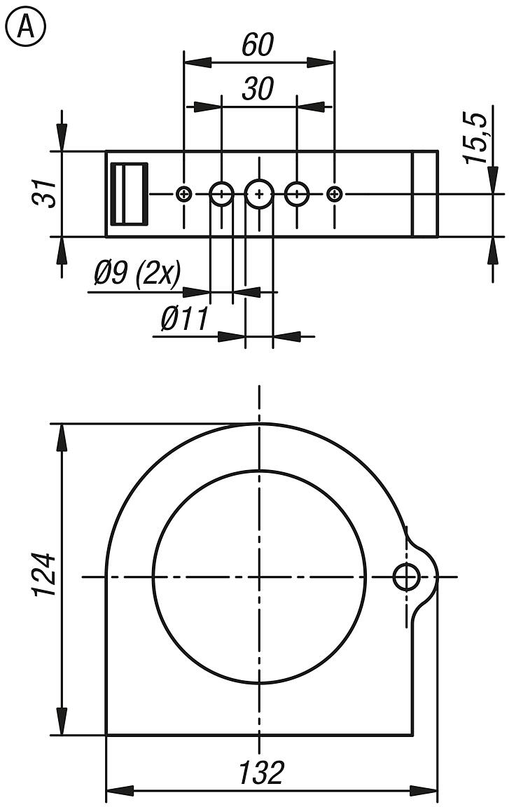 Low-friction guide, Form A