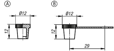 Grease nipple caps for conical grease nipples