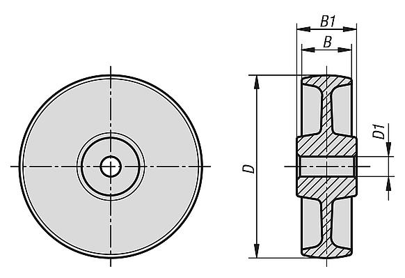 Wheels polyamide