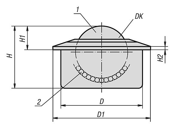 Ball transfer units with solid steel housing