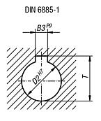 Volants DIN 950, en Inox