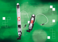 These oil level gauges can do more than standard products: The new models from norelem convince with electronic level and temperature monitoring.