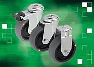 Roues et galets conducteurs d'électricité