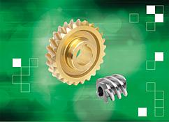 For constructing worm gear drives, norelem now supplies a wide variety of worm screws and worm wheels.